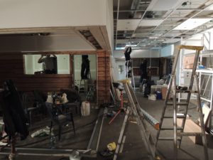 Test Center construction at Strand gard in Svene, Norway. Work in progress.