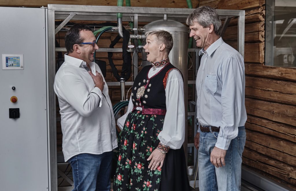 The core team: Ferdinand Stempfer, SBI GmbH, Grete Sønsteby, N2 Applied and Rune Ingels, N2 Applied.
